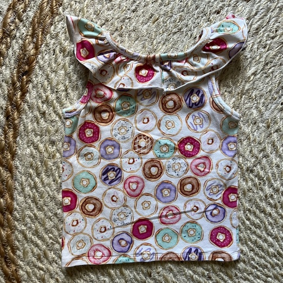 Small Shop Handmade Donut Ruffle Tank - Picture 6 of 6
